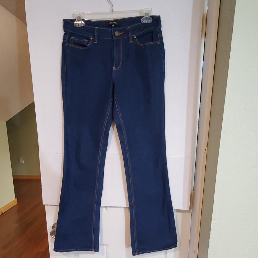 Daisy Fuentes Dinem Blue Jeans Wide Leg Size 6P